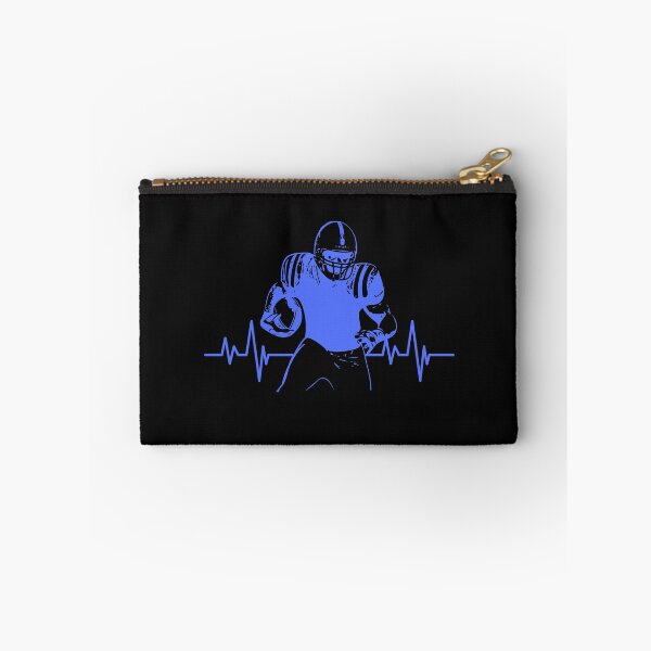 Item preview, HEARTBEAT PULSE SPORTS RANGE AMERICAN FOOTBALL RUNNING BACK BLUE PRINT designed and sold by IslandBaneMerch.