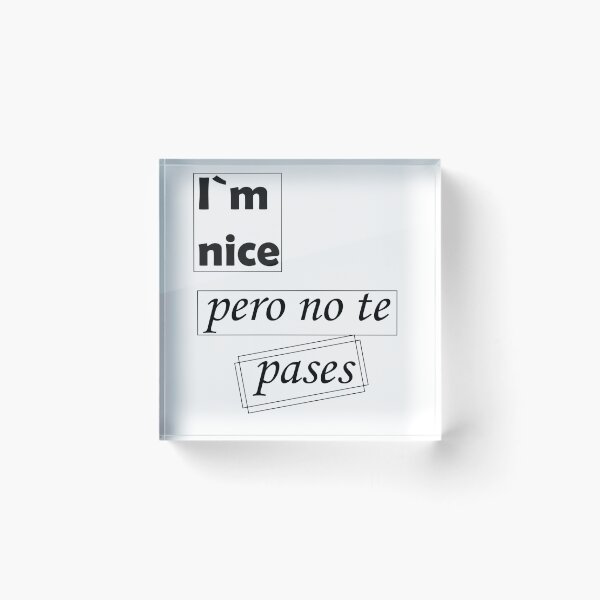 Item preview, Copy of I`m nice, pero no te pases outlines designed and sold by LilaDiams.