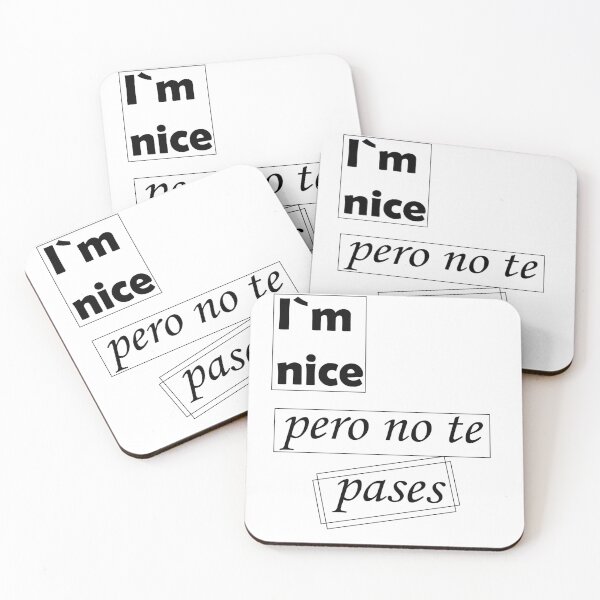Item preview, Copy of I`m nice, pero no te pases outlines designed and sold by LilaDiams.