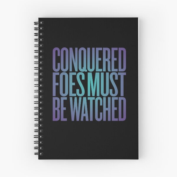 Item preview, Conquered foes must be watched. v.2 designed and sold by x1brett.