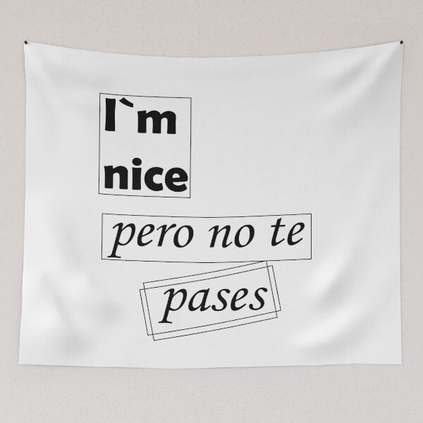 Item preview, Copy of I`m nice, pero no te pases outlines designed and sold by LilaDiams.