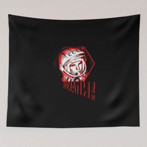 Item preview, Yuri Gagarin Let's Go Essential T-Shirt designed and sold by megandebbiesc.