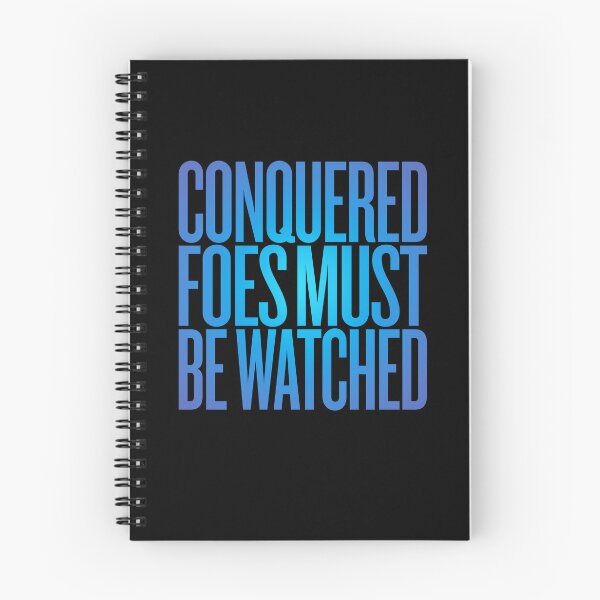 Item preview, Conquered foes must be watched. v.3 designed and sold by x1brett.