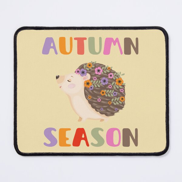 Item preview, Autumn season, adorable hedgehog, flower power, designed and sold by allycat57.