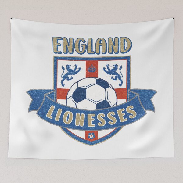 Item preview, England Lionesses Football Crest #3 (gold) designed and sold by Numero14.