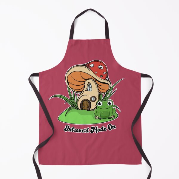 Item preview, Cute Frog & Mushroom Fairy House: Introvert Mode On designed and sold by Happy Puppy Print On Demand.