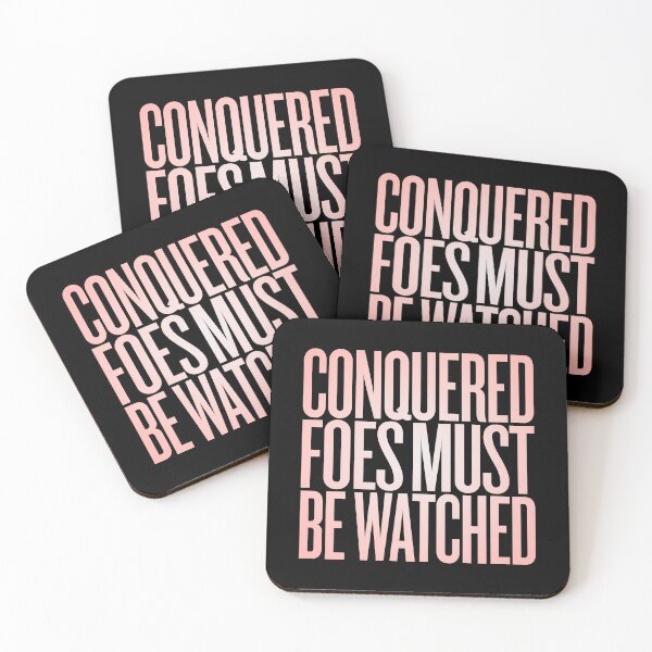 Item preview, Conquered foes must be watched. v.5 designed and sold by x1brett.