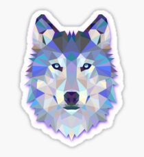 Crystal Wolf Sticker