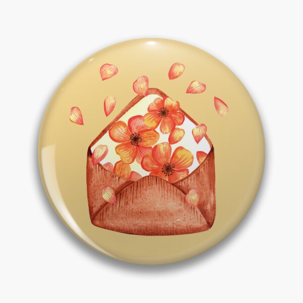 Item preview, Flower envelope fall hygge drawing designed and sold by pinkyfish1010.