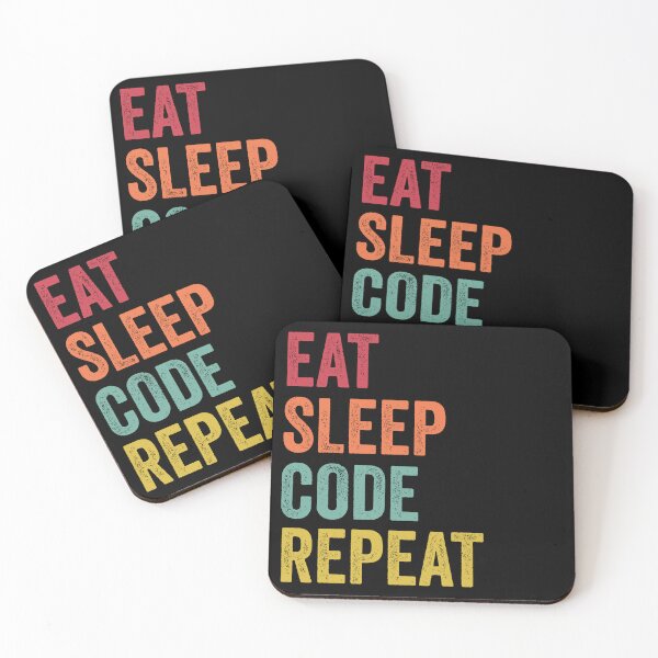 Item preview, Eat Sleep Code Repeat designed and sold by SarahJisri.
