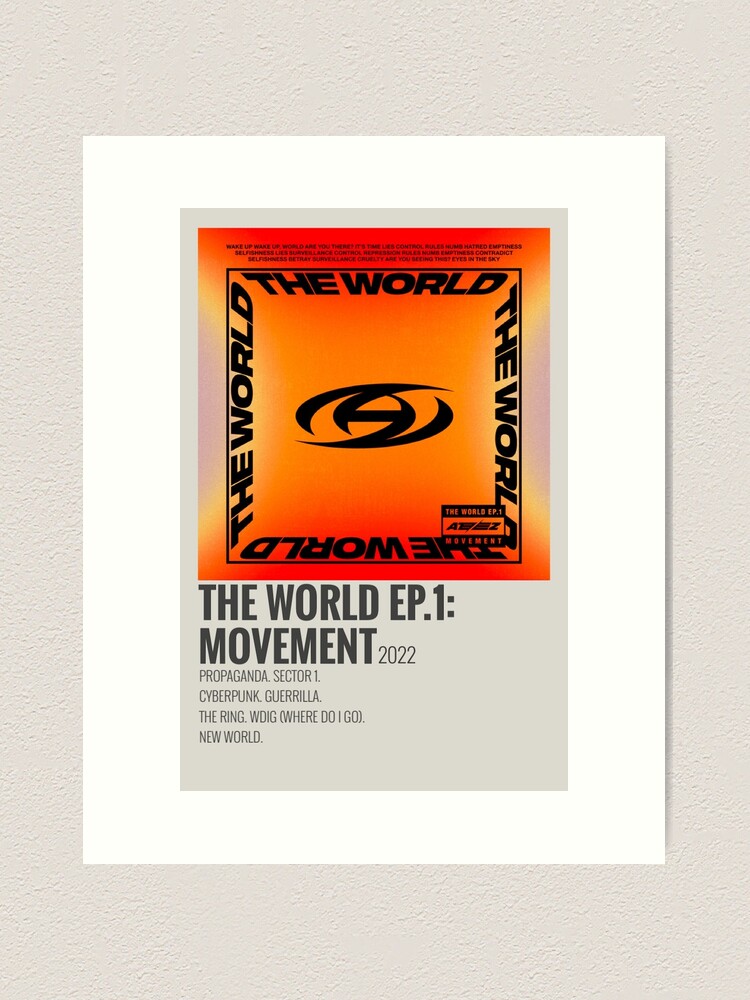 ATEEZ The World EP.1 : Movement ALBUM OFFICIAL POSTER