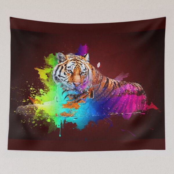 Item preview, Colorburst tiger designed and sold by Sinmara12.