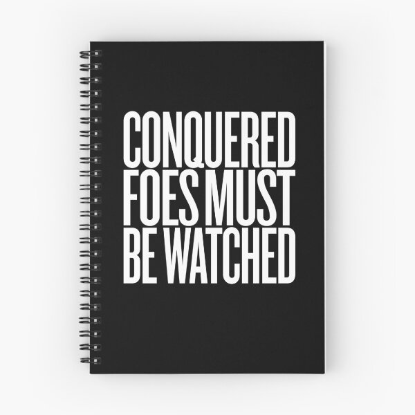 Item preview, Conquered foes must be watched. v.9 designed and sold by x1brett.