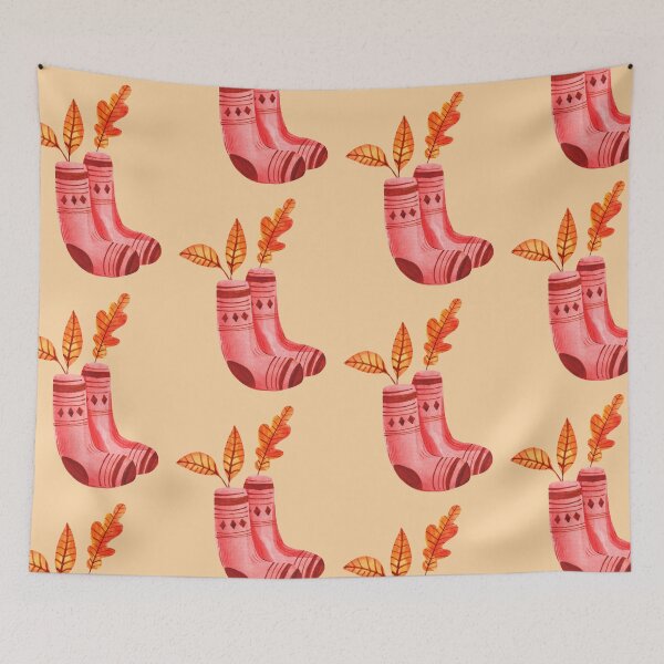 Item preview, Cozy and warm fall socks  designed and sold by pinkyfish1010.