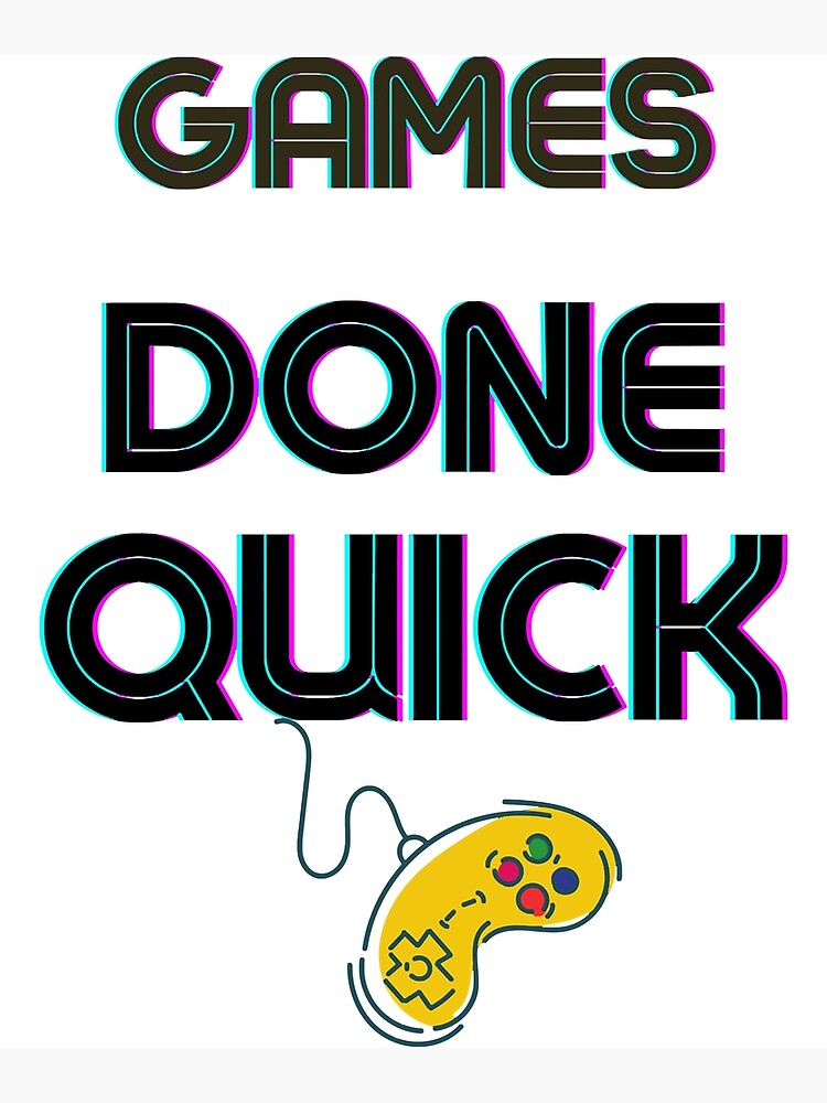 "Games Done Quick ( agdq ) jk artist" Poster for Sale by JoydGDesign