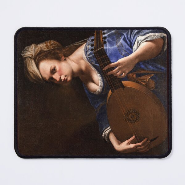 Item preview, Self-Portrait as A Lute Player by Artemisia Gentileschi designed and sold by Amanda1775.