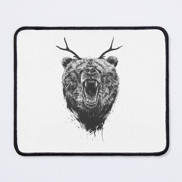 Item preview, Angry bear with antlers designed and sold by soltib.