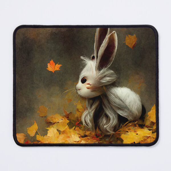 Item preview, Autumn Warrior Bunny in Leaves designed and sold by Staibshine.