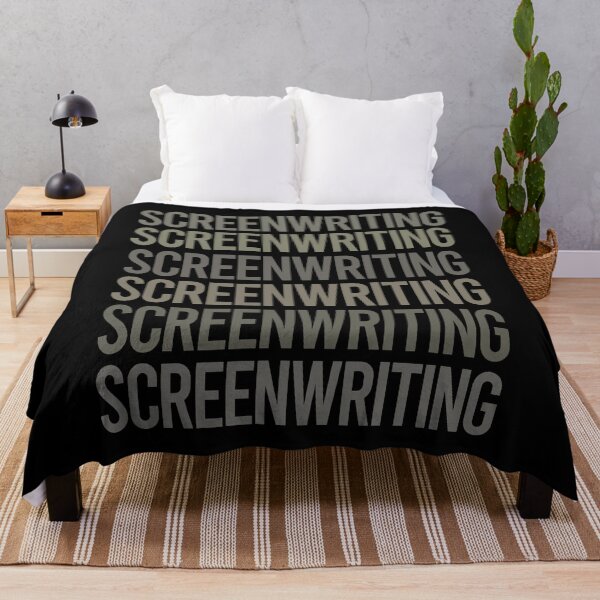Item preview, Gray Text Art Screenwriting Screenwriter designed and sold by TarynBrown3126.