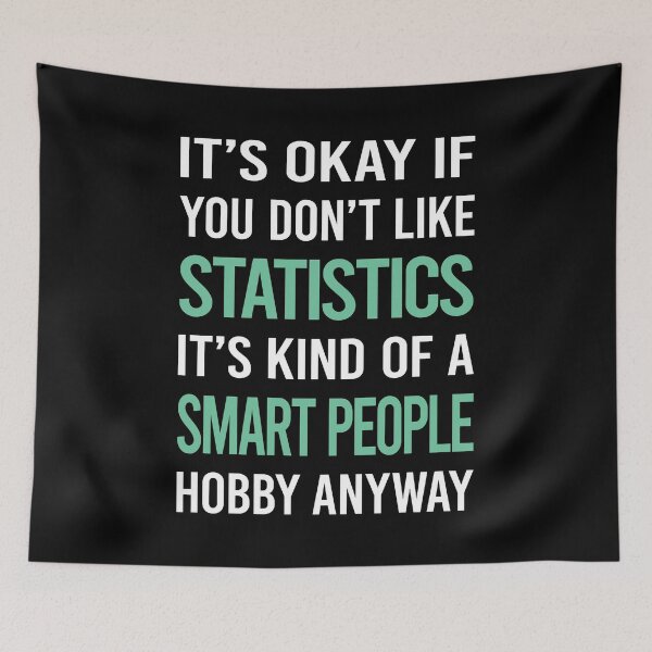 Item preview, Smart People Hobby Statistics designed and sold by RonaldEwing4782.