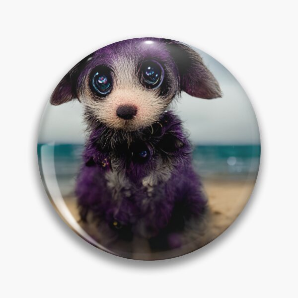 Item preview, Purple Dog at the Beach designed and sold by bhillegas3.