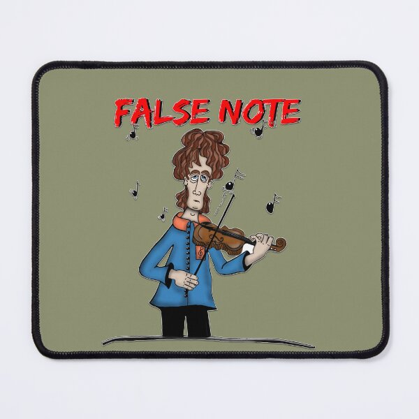 Item preview, False Note...Violin...Red...Final...In color. 5 designed and sold by AtelierFafard.