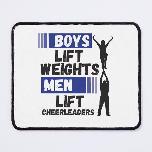 Item preview, Boys Lift Weights Men Lift Cheerleaders Male Cheerleading designed and sold by jaygo.