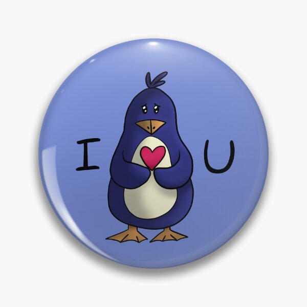Item preview, I heart you kawaii penguin designed and sold by babysnaily.