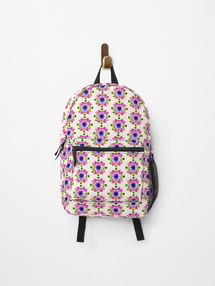 Thumbnail 1 of 3, Backpack, Flower Blooming Pattern designed and sold by leveragecraft.