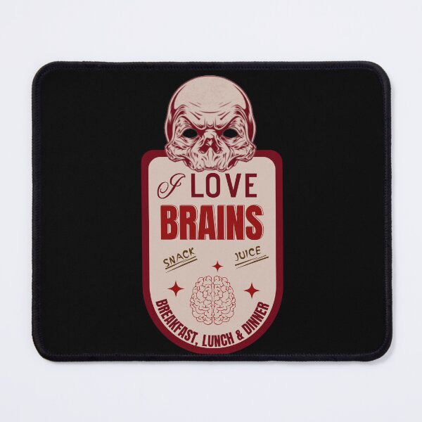 Item preview, Zombie Love Eat Brains - I love Brains designed and sold by Magic Touch ⭐⭐⭐⭐⭐.