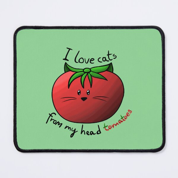 Item preview, I love cats from my head tomatoes designed and sold by babysnaily.