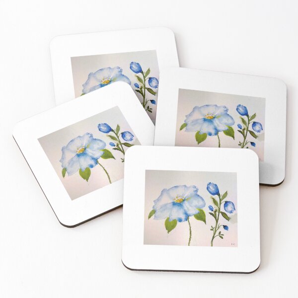 Item preview, Blue Blooms.  designed and sold by watercolorsLiz.