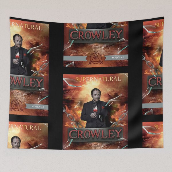 Item preview, King of Hell Crowley Artwork designed and sold by CraftyCoderChic.