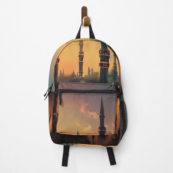 Item preview, A fictional and majestic city that has a palace with a huge dome surrounded by minarets. designed and sold by Art-Vibrations.
