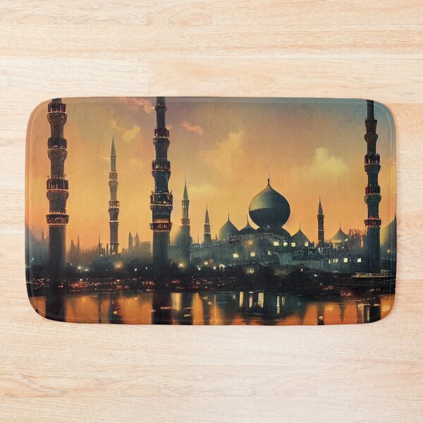 Item preview, A fictional and majestic city that has a palace with a huge dome surrounded by minarets. designed and sold by Art-Vibrations.