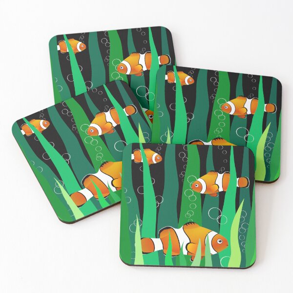 Item preview, Clownfish Swimming Among Weeds designed and sold by OutOfNowhere.