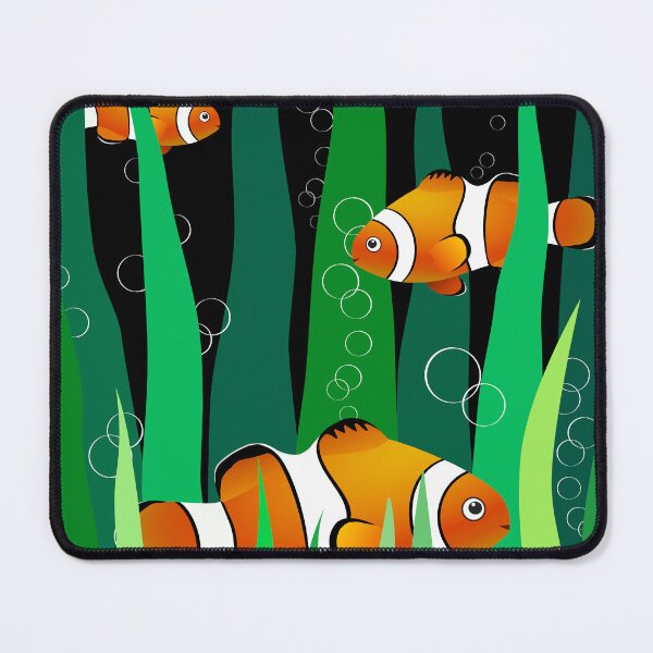 Item preview, Clownfish Swimming Among Weeds designed and sold by OutOfNowhere.