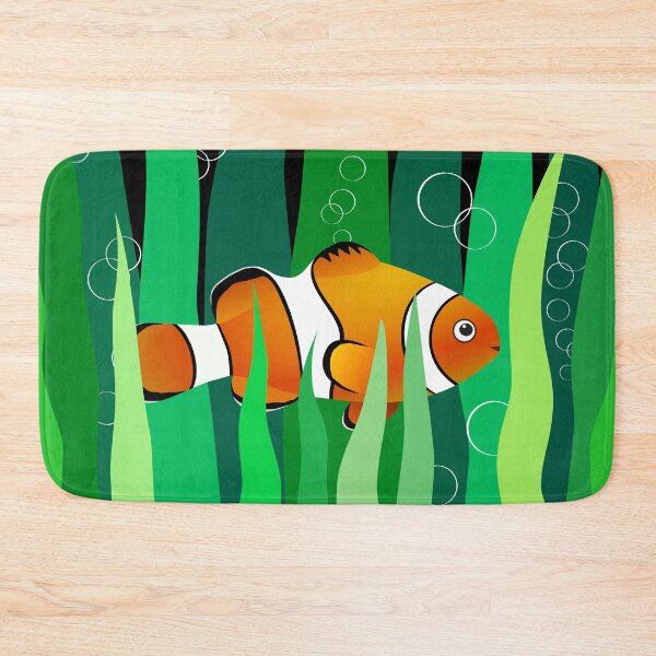 Item preview, Clownfish Swimming Among Weeds designed and sold by OutOfNowhere.