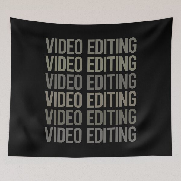 Item preview, Gray Text Art Video Editing Editor designed and sold by TarynBrown3126.
