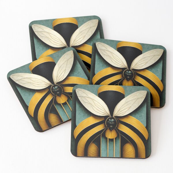 Item preview, Bee - Art Deco style designed and sold by ToolCuss.