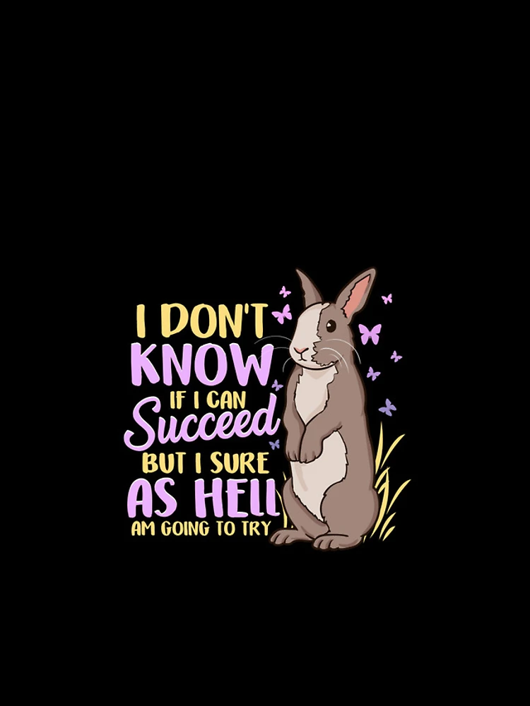 Thumbnail 4 of 4, iPhone Case, Ambitious Rabbit Accept Challenge Rabbit designed and sold by Betsytiptoe.