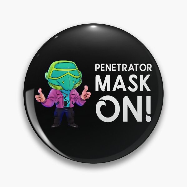 Item preview, Buddy Hawks "PENETRATOR MASK ON!" designed and sold by MASKuerade.