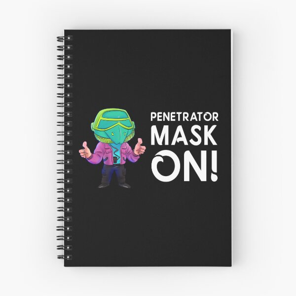 Item preview, Buddy Hawks "PENETRATOR MASK ON!" designed and sold by MASKuerade.