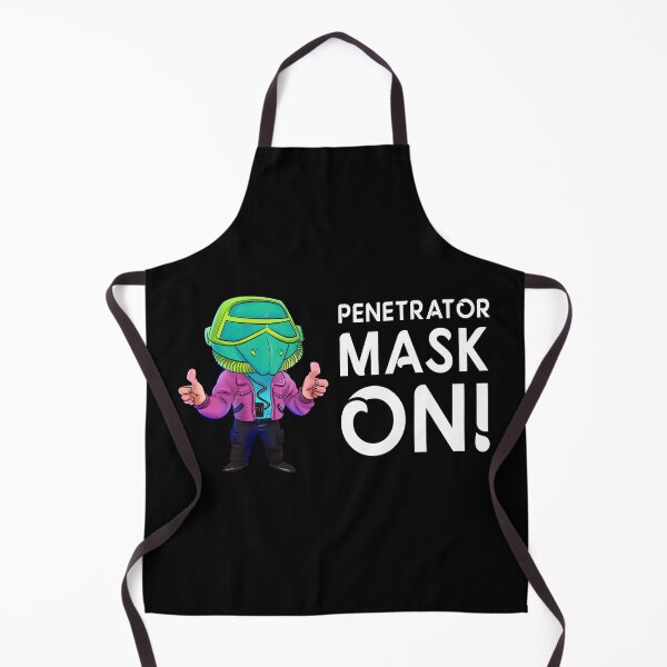 Item preview, Buddy Hawks "PENETRATOR MASK ON!" designed and sold by MASKuerade.