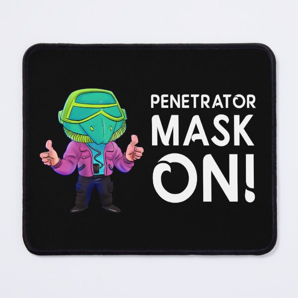 Item preview, Buddy Hawks "PENETRATOR MASK ON!" designed and sold by MASKuerade.