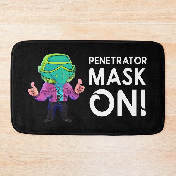 Item preview, Buddy Hawks "PENETRATOR MASK ON!" designed and sold by MASKuerade.