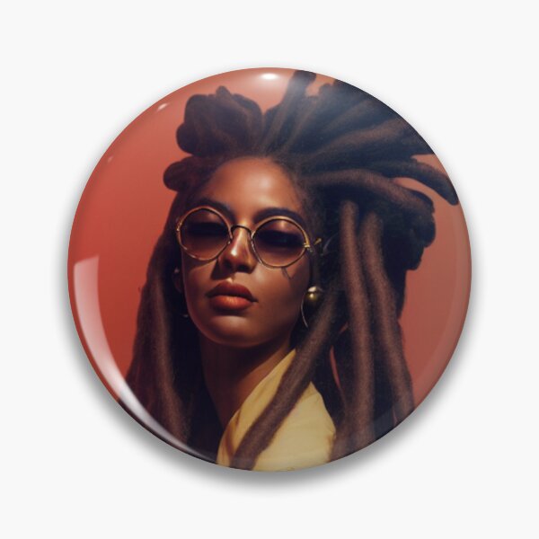 Item preview, Cool Natural Hair Dreadlocks Portrait Art designed and sold by LocFestNYC.