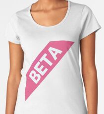 Beta Ribbon Premium Scoop T-Shirt