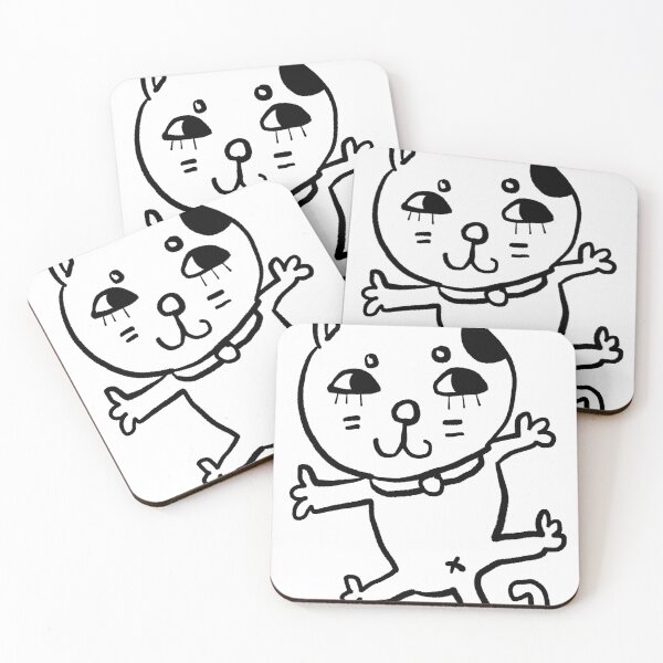 Item preview, Cute Doodle cat cartoon  designed and sold by fongapin.