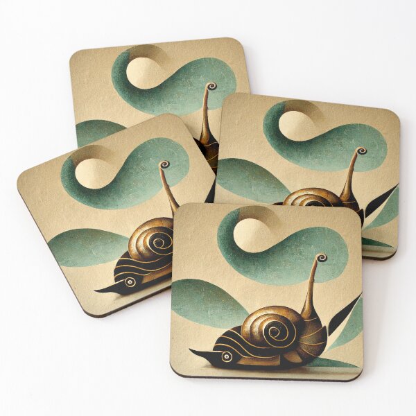 Item preview, Snail - Art Deco designed and sold by ToolCuss.